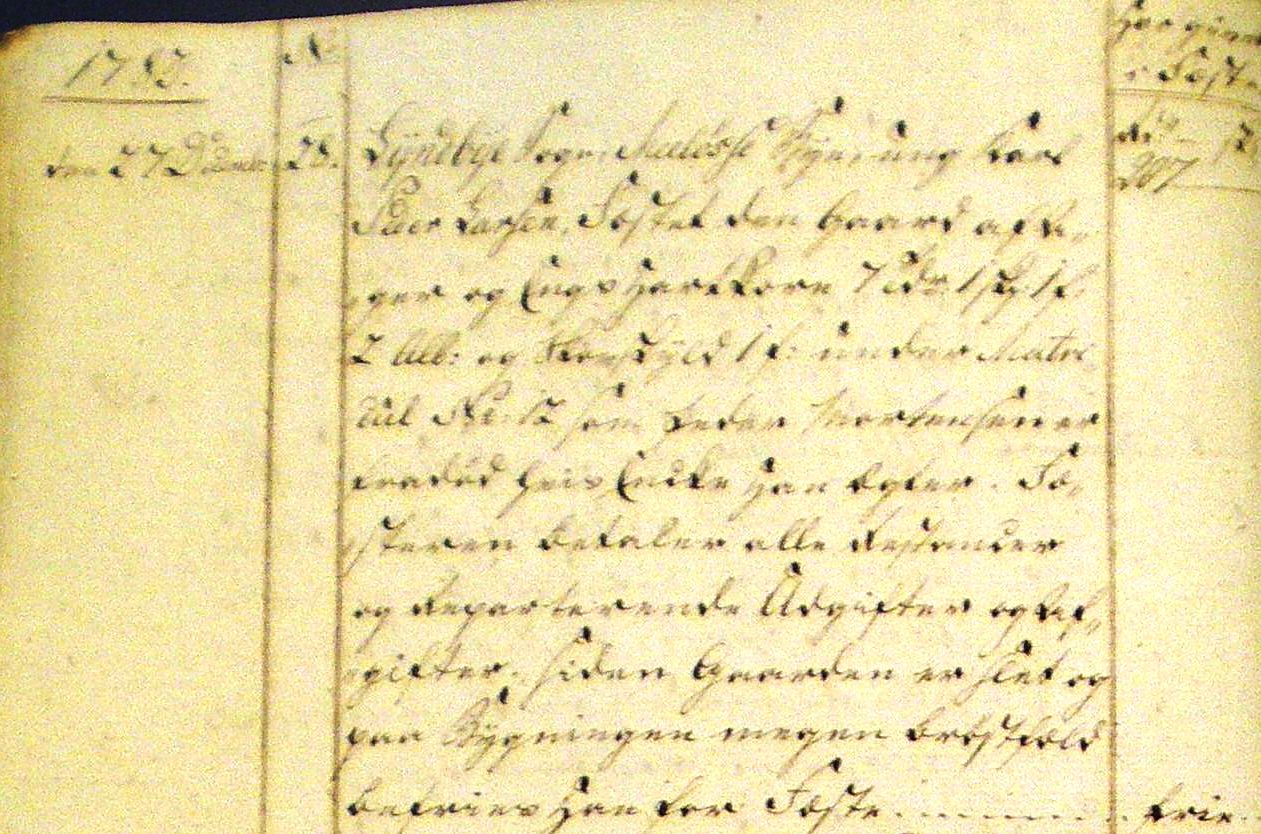 Fæste Designation 1783 - Peder Larsen