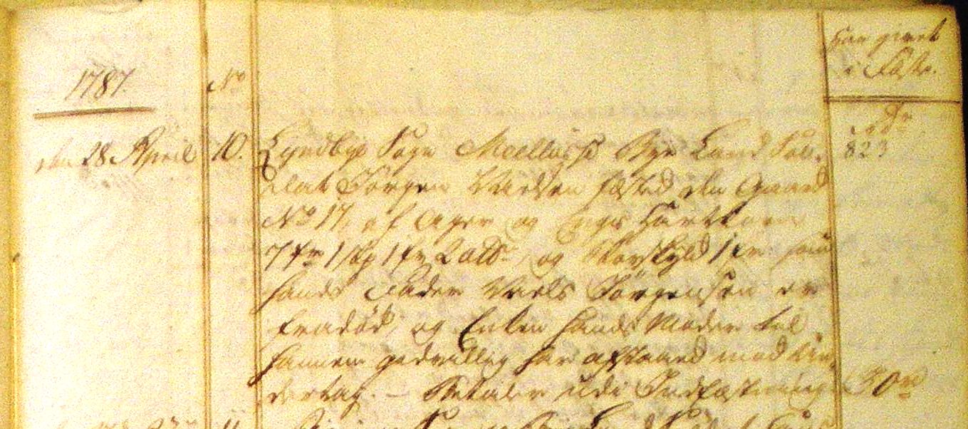 Fæste Designation 1787 - Jørgen Nielsen