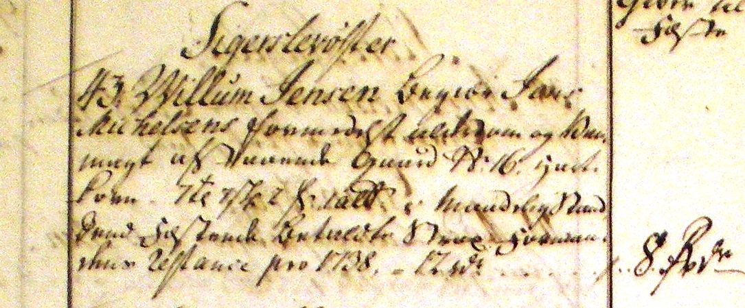 Fæste Designation 1739 - Willum Jensen