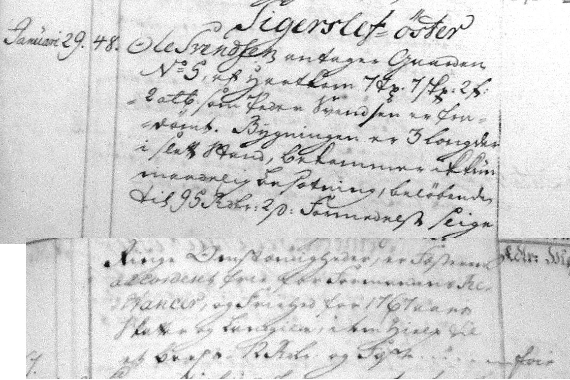 Fæste Designation 1767 - Ole Svendsen