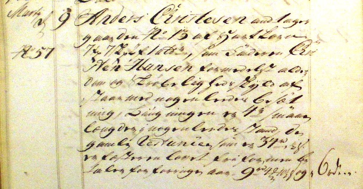 Fæste Designation 1757 - Anders Christensen