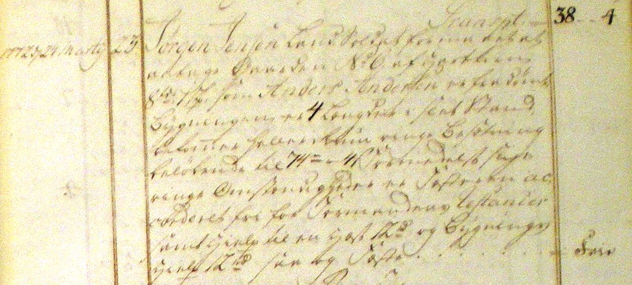 Fæste Designation 1772 - Jørgen Jensen