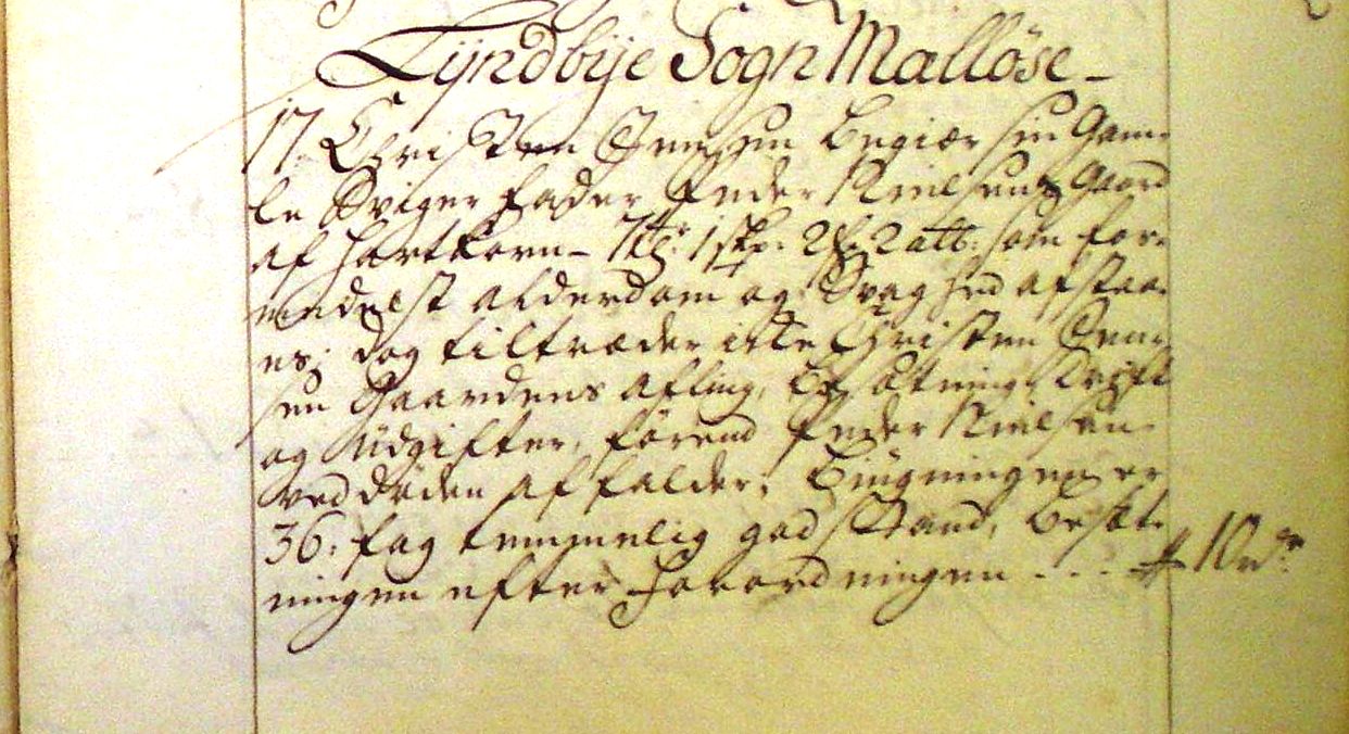Fæste Designation 1732 - Christen Jensen