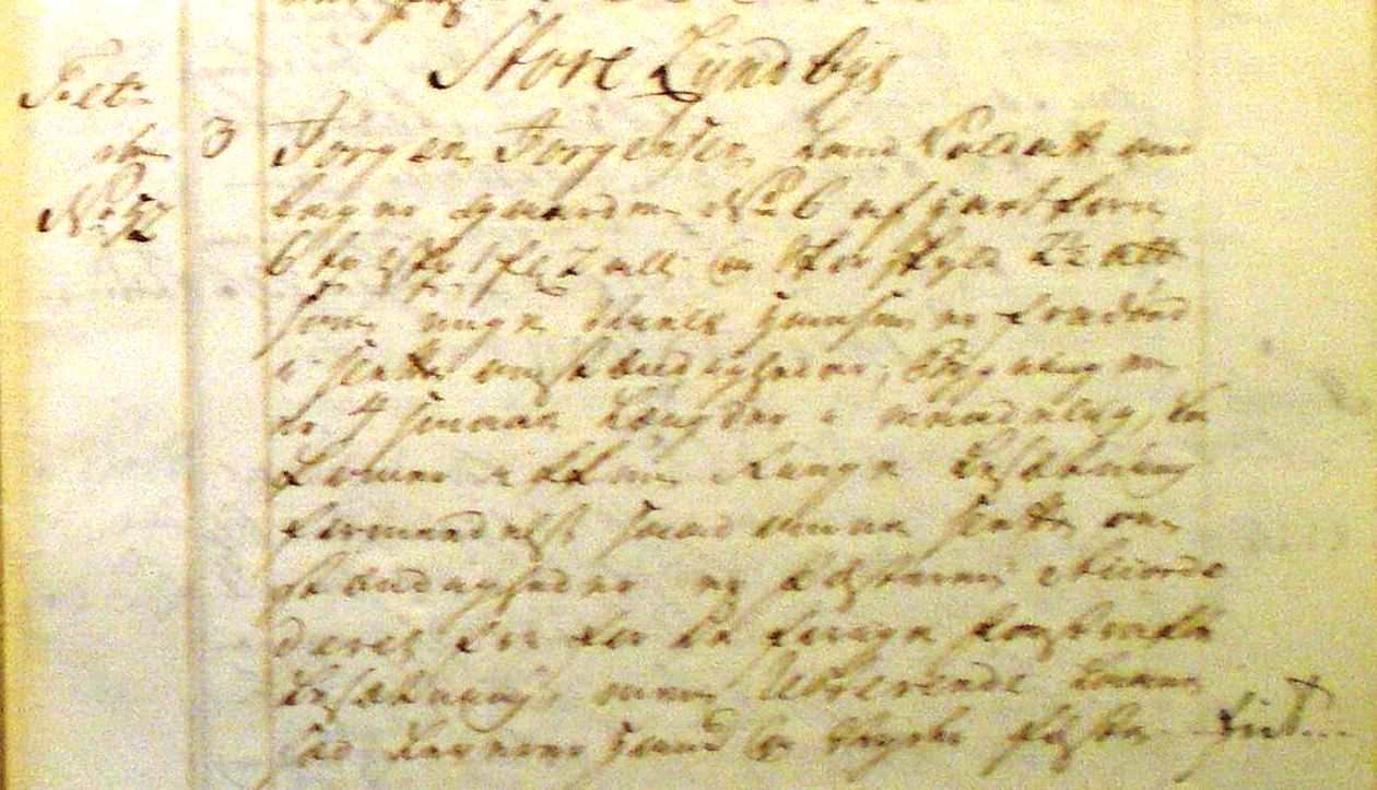 Fæste Designation 1764 - Jørgen Jørgensen