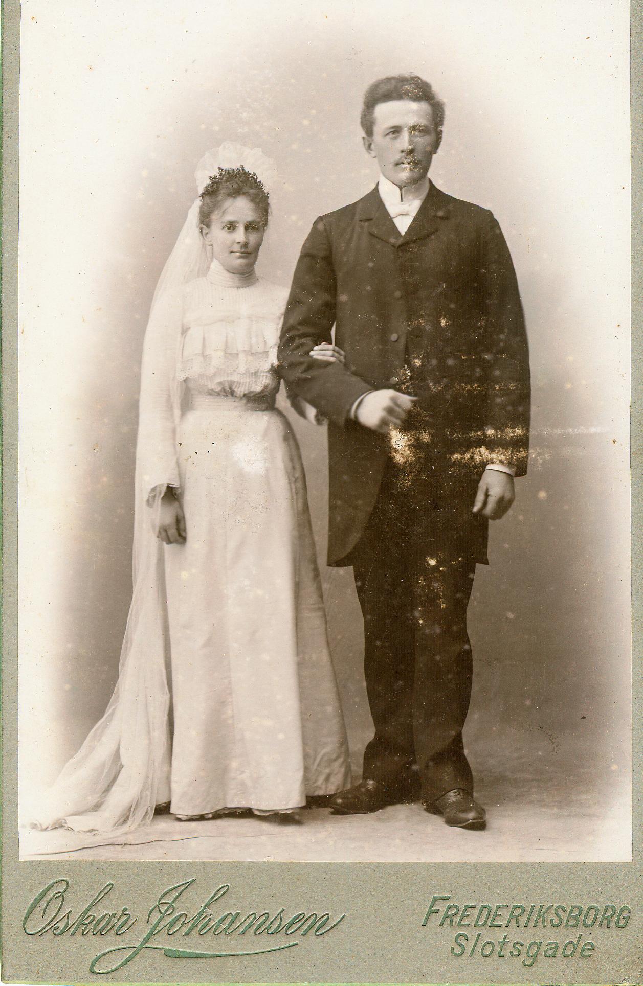 Bertha og Anders Christensen Andersen 2. maj 1903