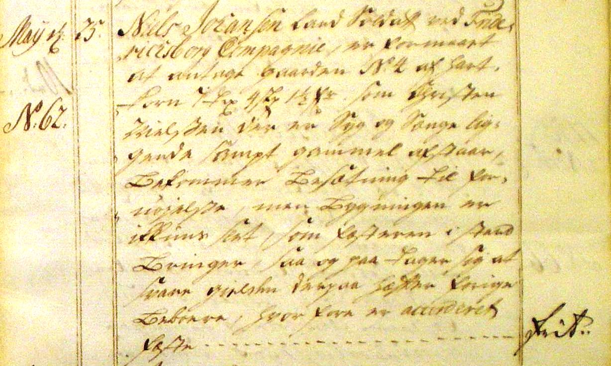 Fæste Designation 1751 - Niels Johansen